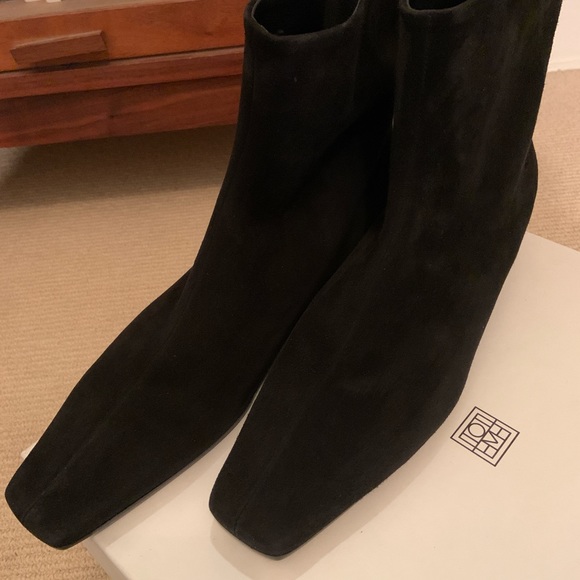 COPY - Toteme Suede Ankle Boot - Picture 2 of 8